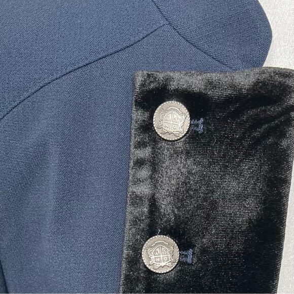 ONLY x ASOS Womens Size 6 Navy Jemina Military Jacket NWT Short Blazer EU 34 - Picture 3 of 13